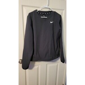 Nike Women’s Size S Lined Softball Pullover Training Jacket Black AV6687-010 EUC